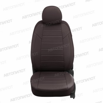 21 599 р. Чехлы на сиденья Экокожа (9 мест экокожа) Автопилот Ford Transit цельнометаллический фургон (2014-2022) (шоколад)  с доставкой в г. Кинешма. Увеличить фотографию 3