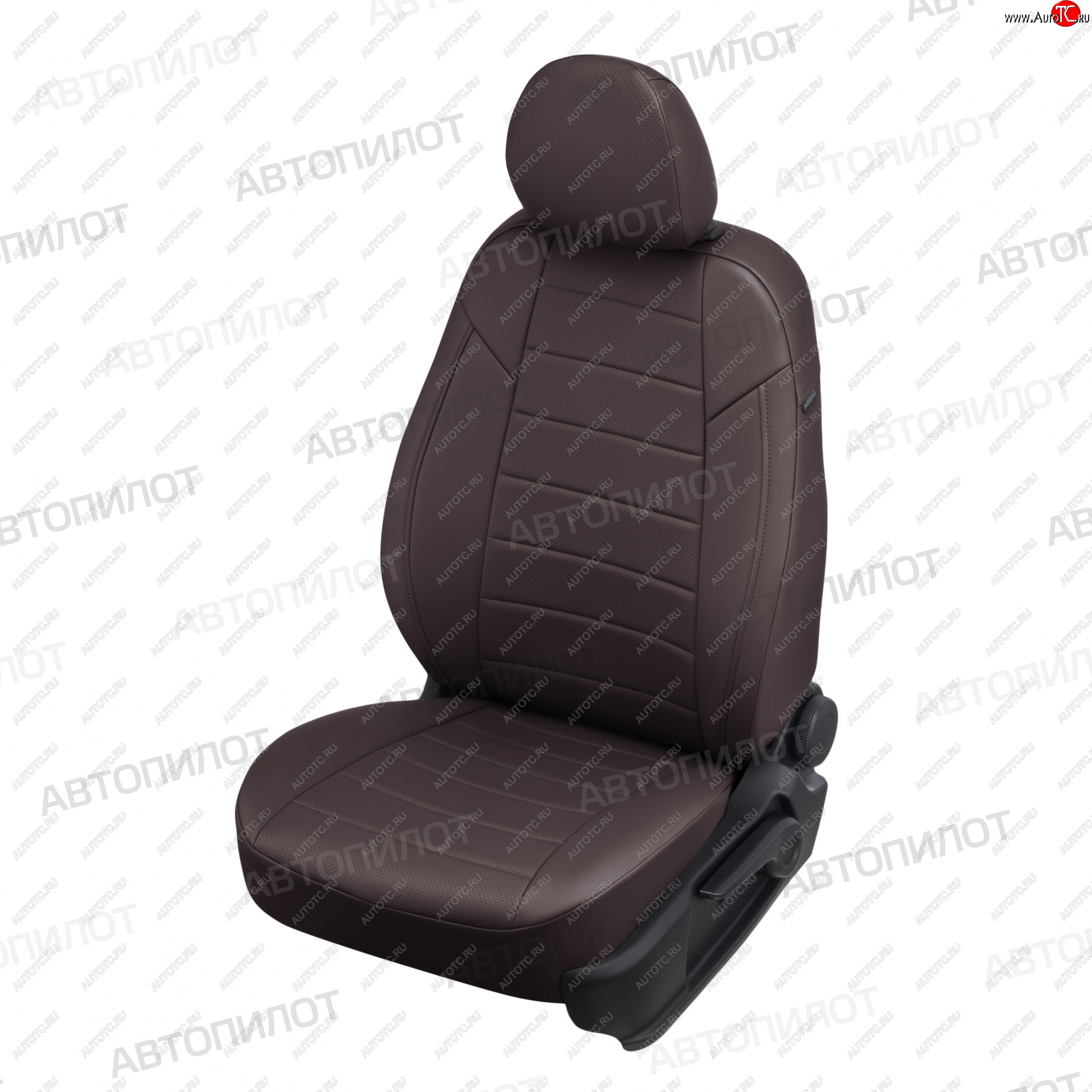 21 599 р. Чехлы на сиденья Экокожа (9 мест экокожа) Автопилот Ford Transit цельнометаллический фургон (2014-2022) (шоколад)  с доставкой в г. Кинешма