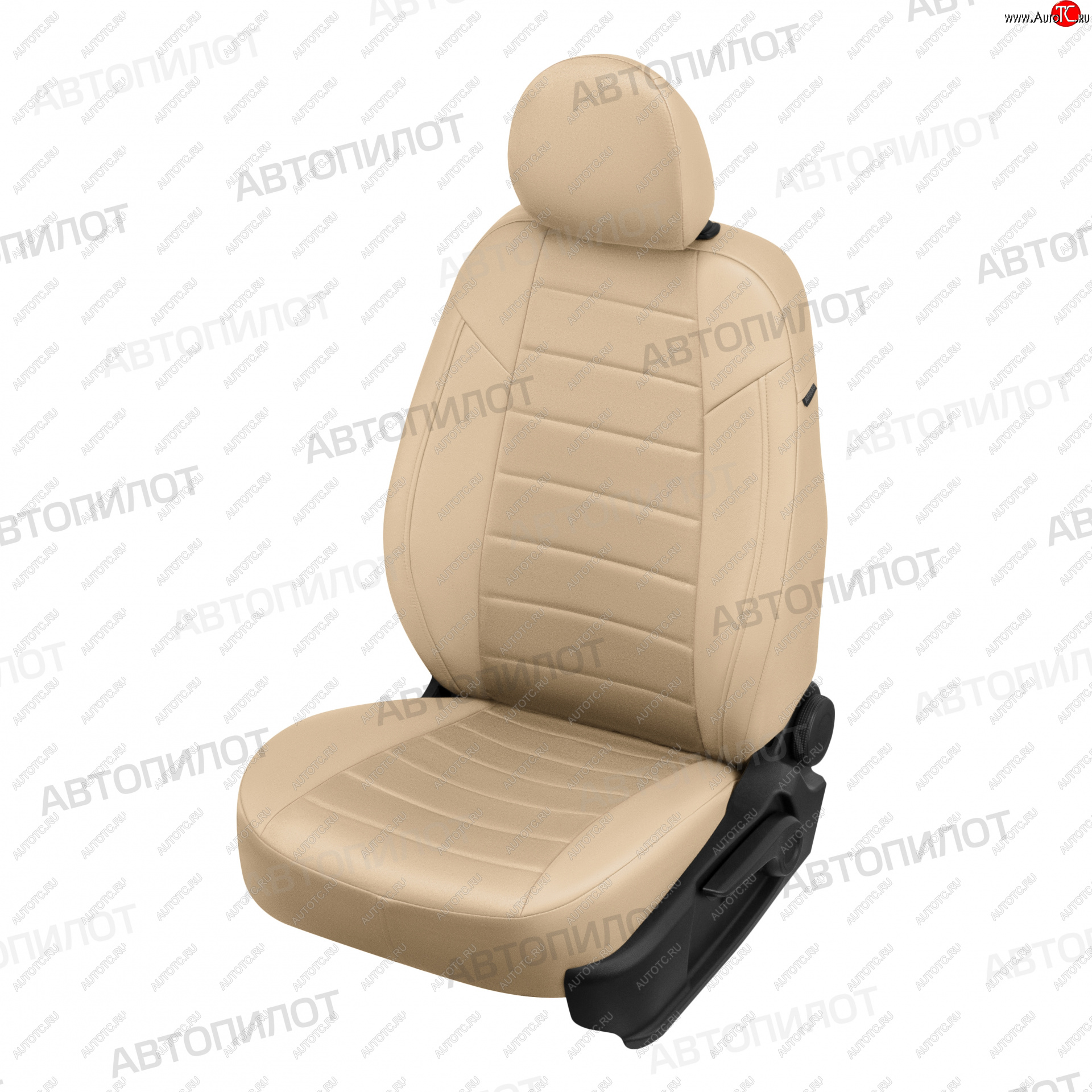 21 599 р. Чехлы сидений (экокожа/алькантара, 8 мест) Автопилот Honda Pilot YF4 дорестайлинг (2008-2011) (бежевый)  с доставкой в г. Кинешма