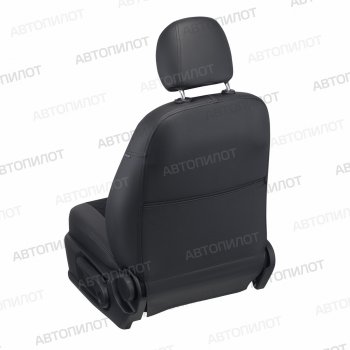 8 499 р. Чехлы сидений (экокожа/алькатара) Автопилот Ромб  KIA Cerato  2 TD (2008-2013) седан (черный)  с доставкой в г. Кинешма. Увеличить фотографию 4