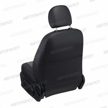 8 499 р. Чехлы сидений (экокожа/алькатара) Автопилот Ромб  KIA Cerato  2 TD (2008-2013) седан (черный/серый)  с доставкой в г. Кинешма. Увеличить фотографию 4