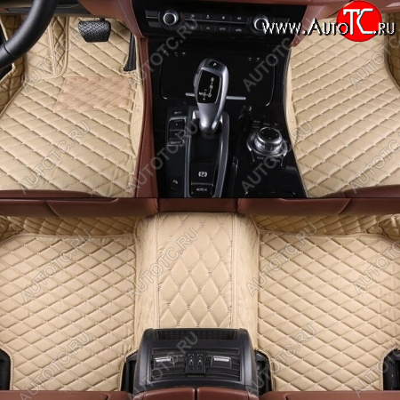 5 399 р. Ковры (Кожа экокожа) Автопилот Volvo XC90 L дорестайлинг (2015-2019) (бежевый)  с доставкой в г. Кинешма