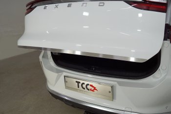 Накладка на заднюю дверь, ТСС Тюнинг EXEED TXL (2021-2025) 1-ый рестайлинг (Лист шлифованный)