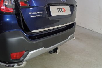 Накладка на заднюю дверь, ТСС Тюнинг Subaru Outback  BT (2019-2025) универсал (лист шлифованный)