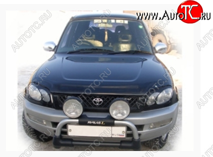 2 699 р. Дефлектор капота SIM Toyota RAV4 XA10 3 дв. рестайлинг (1998-2000)  с доставкой в г. Кинешма