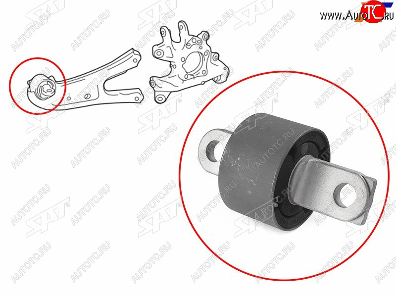 1 769 р. Сайлентблок заднего продольного рычага передний LEXUS RX350 270  450H SAT ST-48725-48071  с доставкой в г. Кинешма