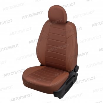 Чехлы сидений (экокожа/алькантара, 94-97 г.в.) Автопилот Audi 100  С4 (1990-1995) седан (коричневый)