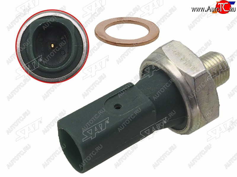 263 р. Датчик давления масла AUDI ASQ3Q5SKODA FabiaOctaviaRapidSuperbYetiVW CaddyGolfJettaPassa SAT ST-03C 919 081  с доставкой в г. Кинешма