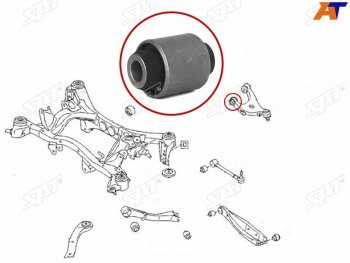 319 р. Сайлентблок Subaru Forester 07-19  Impreza 07-14  Legacy 03-15  Outback 03-15 SAT ST-20252-XA01A-BU  с доставкой в г. Кинешма. Увеличить фотографию 2