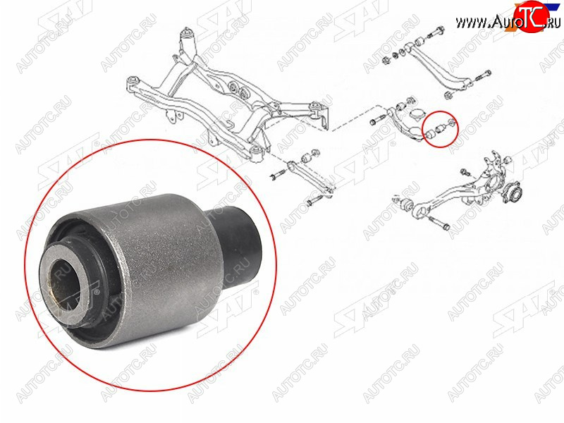 299 р. Сайлентблок Subaru Legacy 98-09  Outback 98-09  Legacy B4 98-03 SAT ST-20254-AE040  с доставкой в г. Кинешма