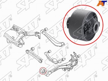 439 р. Сайлентблок Subaru Legacy 98-09  Outback 98-09  Legacy B4 98-03 SAT ST-20254-AE050  с доставкой в г. Кинешма. Увеличить фотографию 2