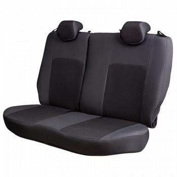 7 199 р. Комплект чехлов для сидений (РЗС 60/40 3Г Жаккард) Дублин Lord Autofashion Лада XRAY (2016-2022) (серый, вставка Стежок серая)  с доставкой в г. Кинешма. Увеличить фотографию 6