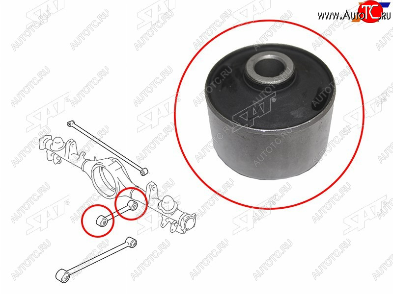 389 р. Сайлентблок Suzuki Escudo 97-05  Grand Vitara 97-05 SAT ST-46201-65D50B  с доставкой в г. Кинешма