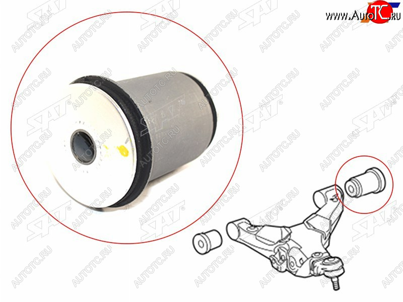 1 339 р. Сайлентблок Toyota Land Cruiser (J200) 07-21  Lexus LX 07-23  Toyota Sequoia 07-17  Tundra 06-22 SAT ST-48655-60040  с доставкой в г. Кинешма