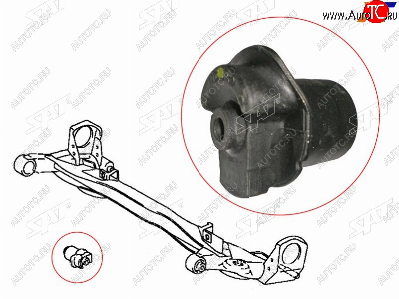 1 189 р. Сайлентблок Toyota Gaia 98-04 Ipsum (SXM10) 96-01 Nadia 98-03 (Зад) SAT ST-48725-44010 с доставкой в г. Кинешма Увеличить фотографию 1 1 189 р. Сайлентблок Toyota Gaia 98-04 Ipsum (SXM10) 96-01 Nadia 98-03 (Зад) SAT ST-48725-44010 с доставкой в г. Кинешма