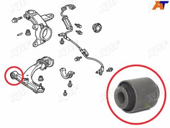 Сайлентблок переднего рычага передний HONDA HR-V 98-05LOGO 96-01 SAT ST-51392-S2H-G01