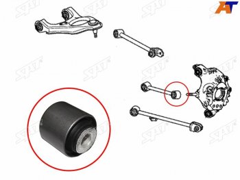 Сайлентблок заднего поперечного рычага HONDA ACCORD 08-12CROSSTOUR 10-ACURA TSX 09-14              SAT ST-52345-TA0-A00-B2