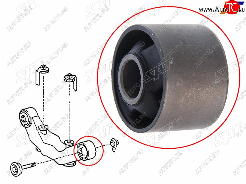 619 р. Сайлентблок Toyota Allion (T260) 07-21  Harrier (XU10,XU30) 97-13  Premio 07-21  Wish 03-17  Lex SAT ST-52380-48040B  с доставкой в г. Кинешма
