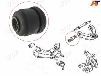 216 р. Сайлентблок Nissan Terrano 86-96  Caravan 86-01  Datsun 85-96  Terrano II 93-99 (Сверху) SAT ST-54506-B9500  с доставкой в г. Кинешма. Увеличить фотографию 2