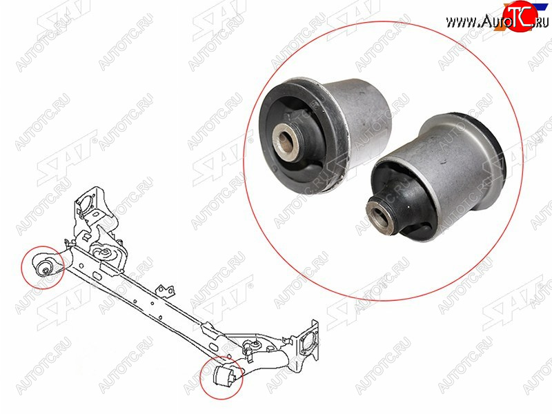 959 р. Сайлентблок Nissan Juke 10-20  Leaf 09-17 SAT ST-55501-1KK0A  с доставкой в г. Кинешма