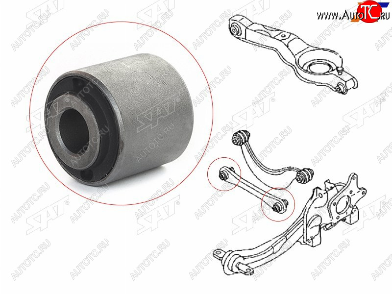 222 р. Сайлентблок заднего нижнего поперечного рычага MAZDA 3  MAZDA 5PREMACY 05-  FORD C-MAX 03-10  FO SAT ST-BP4K-28-500D  с доставкой в г. Кинешма
