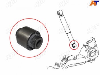 569 р. Сайлентблок Nissan Qashqai 06-13  X-Trail 07-15  Qashqai+2 08-14  Renault Koleos 08-16 SAT ST-E6210-JG01A-B2  с доставкой в г. Кинешма. Увеличить фотографию 2