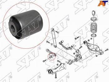 Сайлентблок заднего поперечного рычага MAZDA 6ATENZA 02-13Fr Honda LOGO GA35 98-02 SAT ST-GS1D-28-500A-B