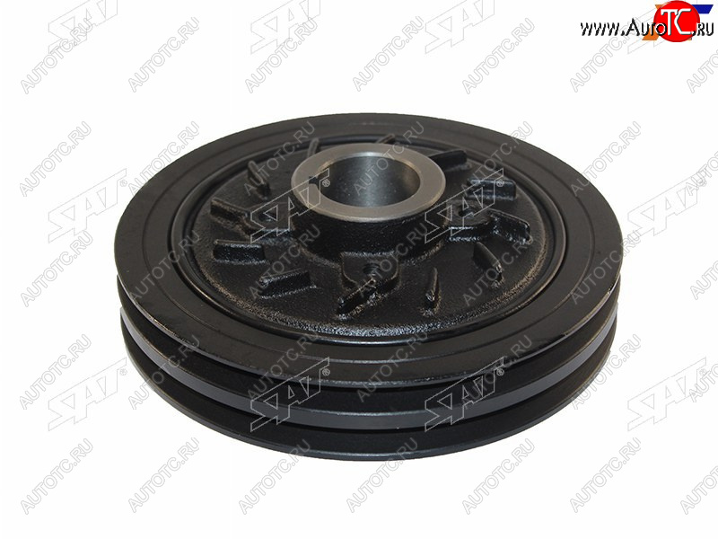4 089 р. Шкив коленвала MITSUBISHI PAJERO SPORTCHALLENGER 96-01L200 05-15DELICA 89-99HYUNDAI TERRACAN 01- SAT ST-MD110165  с доставкой в г. Кинешма