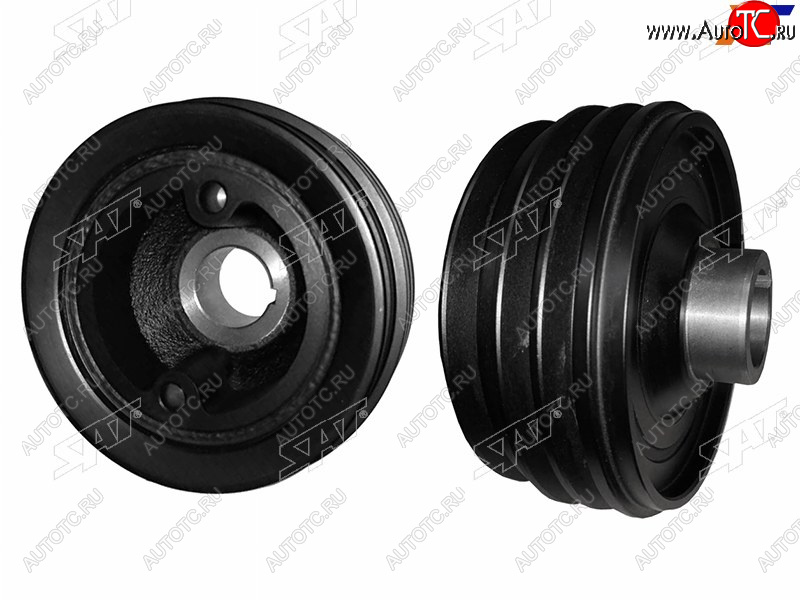 8 199 р. Шкив коленвала MITSUBISHI PAJERO LHD 4M40 94-00 SAT ST-ME202491  с доставкой в г. Кинешма