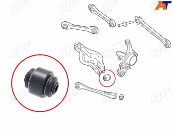Сайлентблок задней цапфы BMW1 E8# 03-12BMW2 12-BMW3 E9# 04-13BMW4 F8# 13-X1 E84 08-15X3 F25 09- SAT ST-33326775552