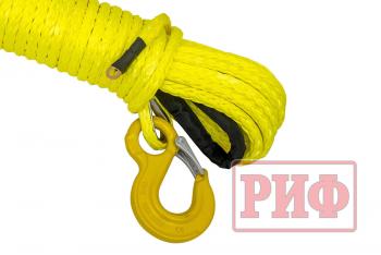 8 709 р. Трос для лебёдки синтетический РИФ 11 мм25 м (готовый) РИФ rope11mm25m  с доставкой в г. Кинешма. Увеличить фотографию 2