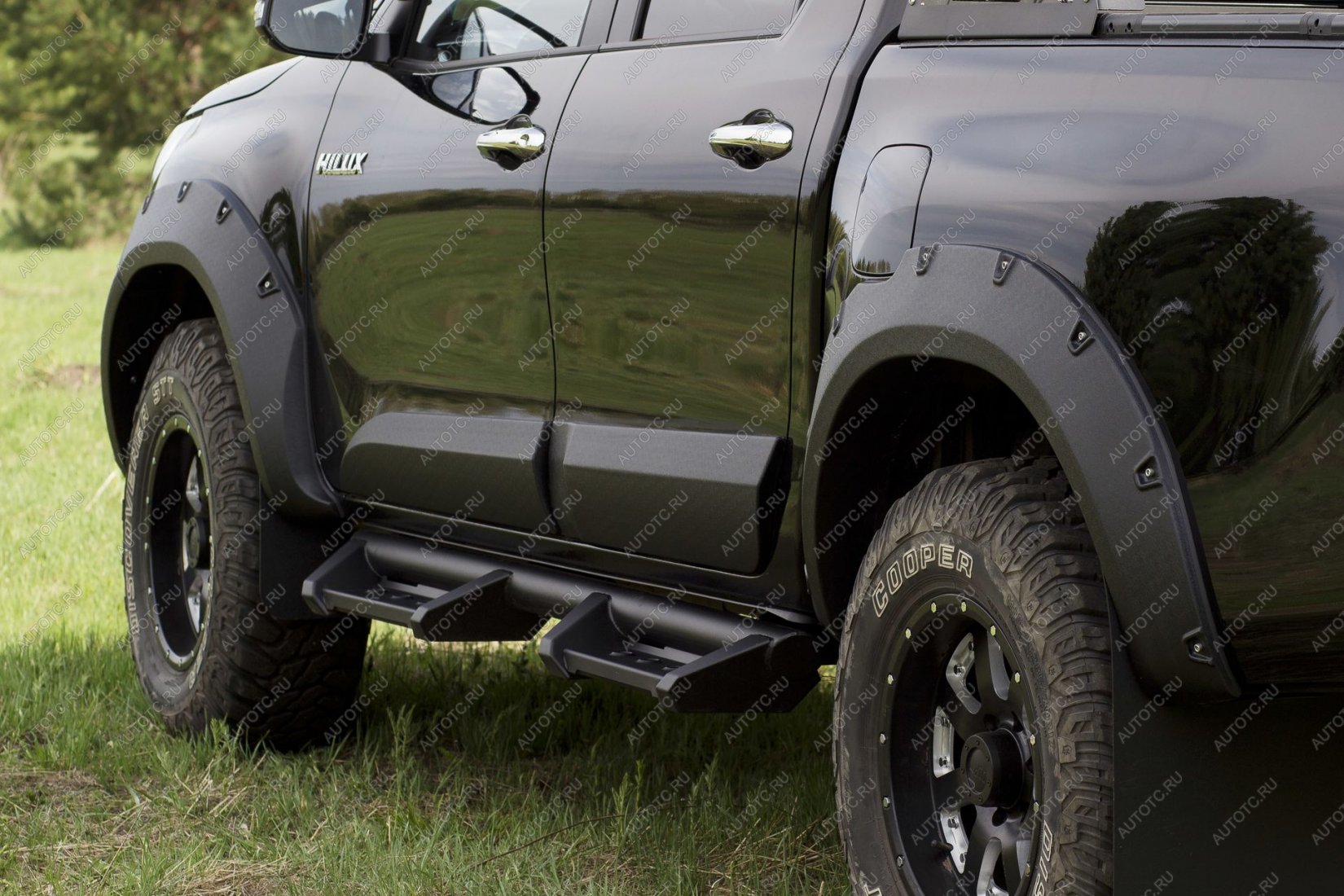 25 999 р. Расширители колёсных арок Toyota Hilux (2015-2018) 50 мм Русская Артель rt-060302  с доставкой в г. Кинешма