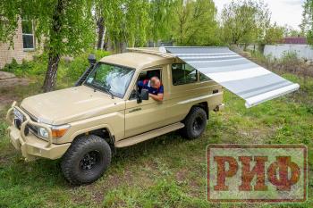 69 699 р. Маркиза автомобильная РИФ 2,5х2,0 м кассетная с электроприводом, корпус белый РИФ rif5833-2520m  с доставкой в г. Кинешма. Увеличить фотографию 22