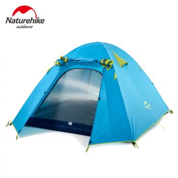 Палатка Naturehike P-Series 2-местная, алюминиевый каркас, голубая Naturehike nh18z022-p-2sbl