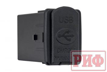 1 849 р. Розетка USB 2 QC 3.0 для Nissan 30x22х38 РИФ rif22-4-1013900  с доставкой в г. Кинешма. Увеличить фотографию 2