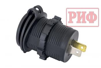 1 949 р. Розетка USB 2.4А, QC 3.0 34x37х54 РИФ rif22-4-1014100  с доставкой в г. Кинешма. Увеличить фотографию 4