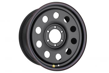 Диск усиленный стальной черный 6x139,7 7,5xR18 d110 ET+25  1875-63910bl+25