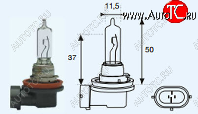 146 р. H9 (12V-65W  PGJ19-5) ЛАМПА УПАКОВКА (1 шт) BLICK BODYPARTS lp0h900-980-o  с доставкой в г. Кинешма