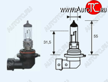 64 р. HB4 (12V-55W  P22D) ЛАМПА УПАКОВКА (1 шт) BLICK BODYPARTS lphb400-981-o  с доставкой в г. Кинешма