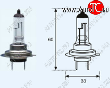 44 р. H7 (24V-70W  PX26D) ЛАМПА УПАКОВКА (1 шт) BLICK BODYPARTS lp0h700-982-o  с доставкой в г. Кинешма