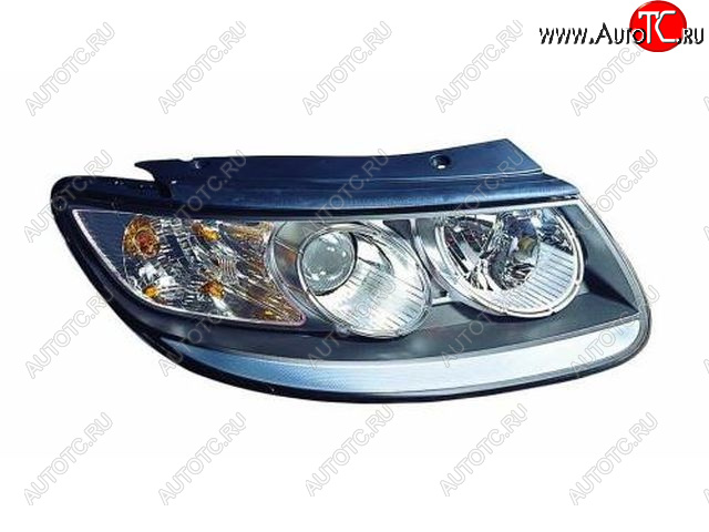 12 749 р. Левая фара (корректор) DEPO Hyundai Santa Fe CM дорестайлинг (2006-2009)  с доставкой в г. Кинешма