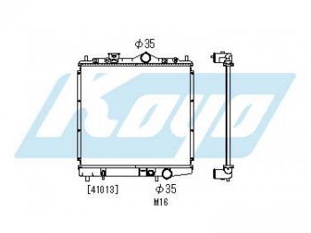 LANCER {COLT 92-} РАДИАТОР ОХЛАЖДЕН MT 1.3 1.5 (KOYO) KOYORAD mblan92-912