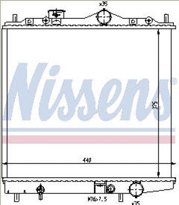 LANCER (COLT 92-) РАДИАТОР ОХЛАЖДЕН MT 1.3 1.5 BODYPARTS mblan92-916