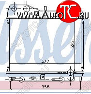 3 289 р. JAZZ (FIT) РАДИАТОР ОХЛАЖДЕН (см.каталог) BODYPARTS hdjaz01-911  с доставкой в г. Кинешма