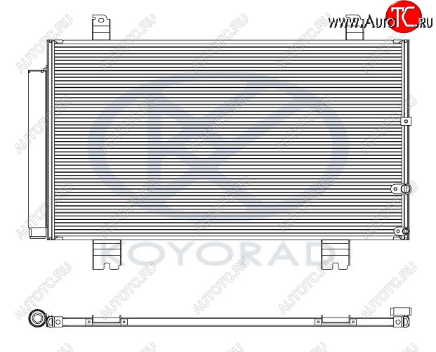 7 349 р. GS300 КОНДЕНСАТОР КОНДИЦ (KOYO) KOYORAD lx30005-930  с доставкой в г. Кинешма