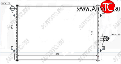 4 549 р. GOLF РАДИАТОР ОХЛАЖДЕН (см.каталог) BODYPARTS vwglf04-918  с доставкой в г. Кинешма