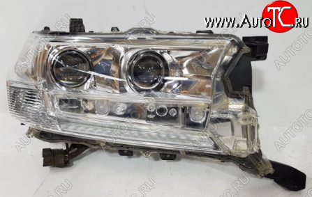 20 999 р. Правая фара (линзован) BODYPARTS Toyota Land Cruiser 200 2-ой рестайлинг (2015-2021)  с доставкой в г. Кинешма