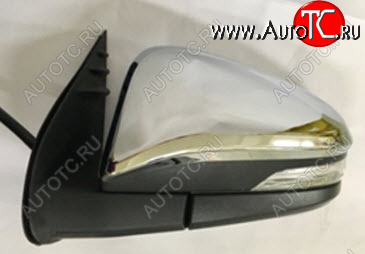 7 649 р. HILUX (FORTUNER 15-) ЗЕРКАЛО ЛЕВ ЭЛЕКТР С УК.ПОВОР (convex) (Тайвань) ХРОМ BodyParts tyhix15-451h-l  с доставкой в г. Кинешма