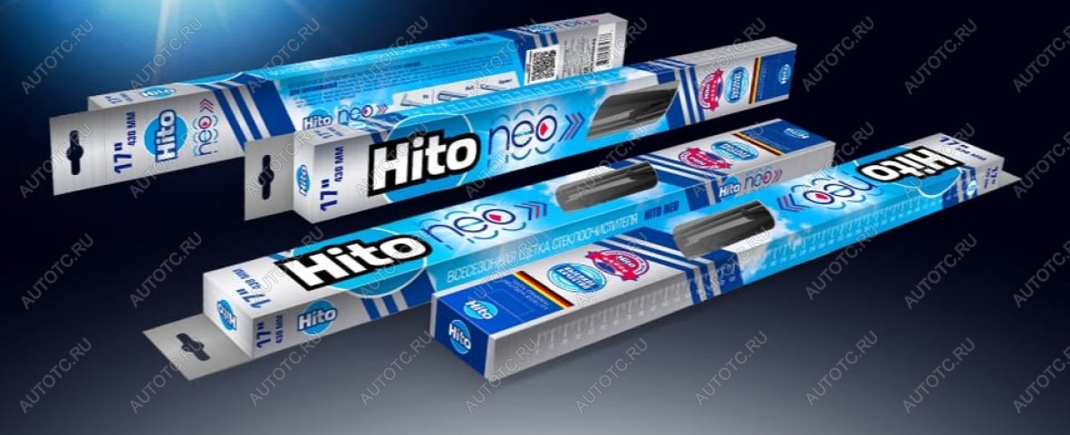 205 р. Щетка стеклоочистителя (40 см бескаркасная) HITO NEO KIA Optima 2 MG седан (2005-2010)  с доставкой в г. Кинешма