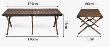 13 699 р. Стол туристический Naturehike складной, 125х60х45 см, с Х-образными ножками, коричневый  cnh23ju16001-lbr  с доставкой в г. Кинешма. Увеличить фотографию 6